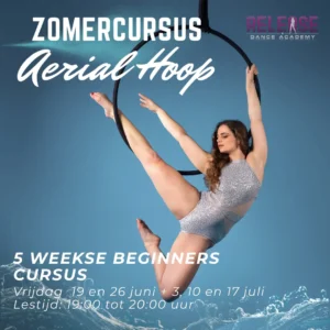 Aerial Hoop Zomercursus |  Lesdagen: 19 en 26 juni + 3, 10 en 17 juli 2026