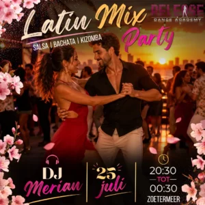 Release Latin Party | Salsa Bachata Kizomba | Zaterdag 25 juli vanaf 20:30 uur | Single woman/ follower ticket